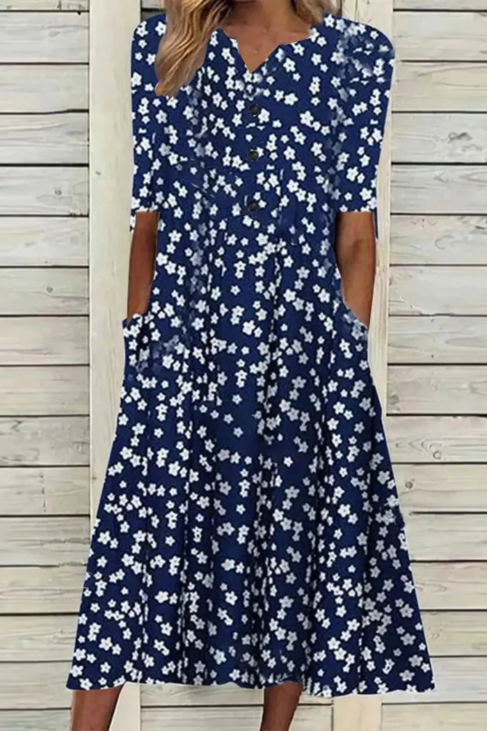 Amelia | Women's Belted Elegant Midi Dress