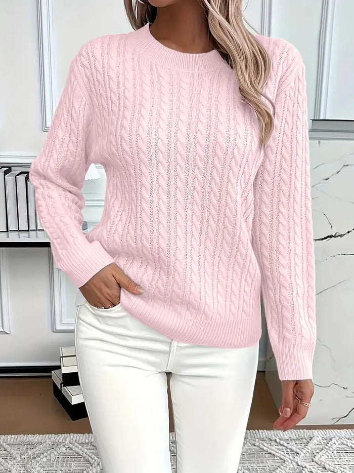 Rosie | Womens Casual Chic Cable Knit Sweater