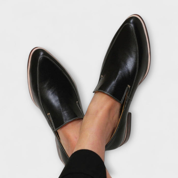Simone | Sleek Pointed-Toe Flat Loafers