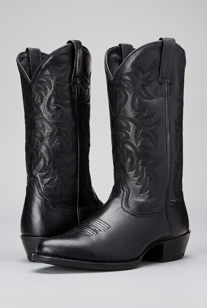 Quinn | Womens Classic Embroidered Western Leather Cowboy Boots